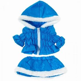 Be My Bear 20066 Blue Parka & Skirt Outfit For Doll 40cm Desktop Replica