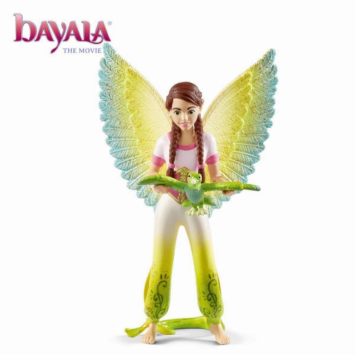 Schleich 70584 Movie Surah With Parrot Kuack Figure Themed Background Pokemon Creature