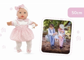 Fantasy Replica Steampunk Gadget Berjuan 6026 Baby Llor??n Doll 50cm Crybaby Pink Flowers