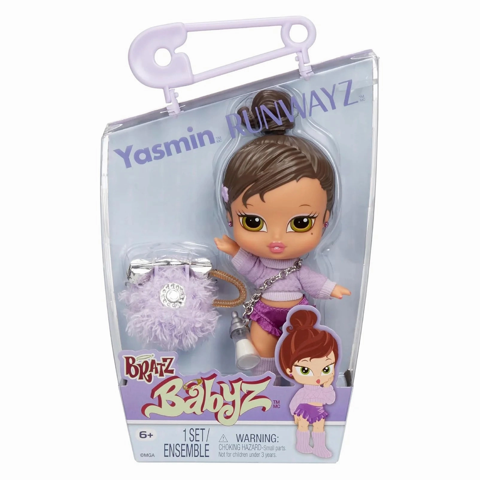 Bratz Babyz Runwayz Doll 20cm - Yasmin Mythology Art Brand Advocate