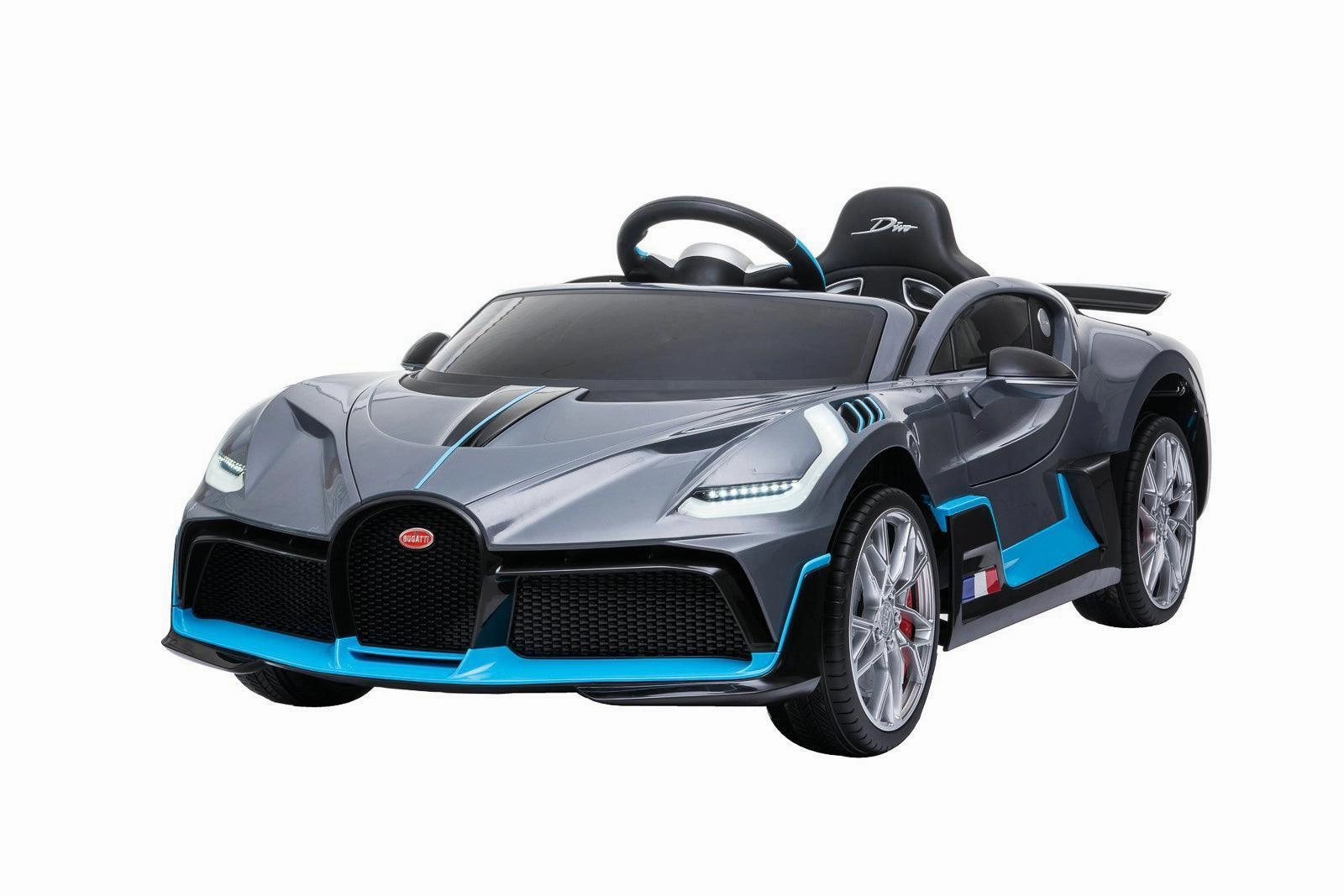 BUGATTI Divo 12V Battery Ride-on Car with Remote Control Adventure Game PVC Toy