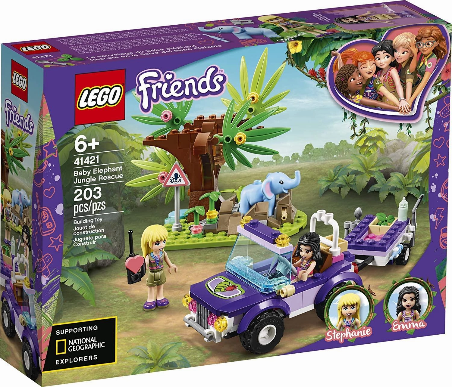 LEGO FRIENDS 41421 Baby Elephant Jungle Rescue Playset Judges' Choice