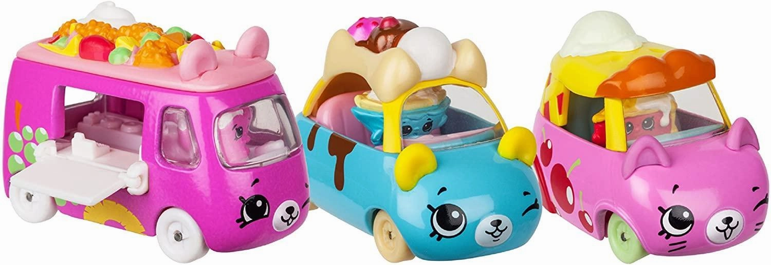 Shopkins 56740 Cutie Car S2 3 Pack-Asst Collectible Toy