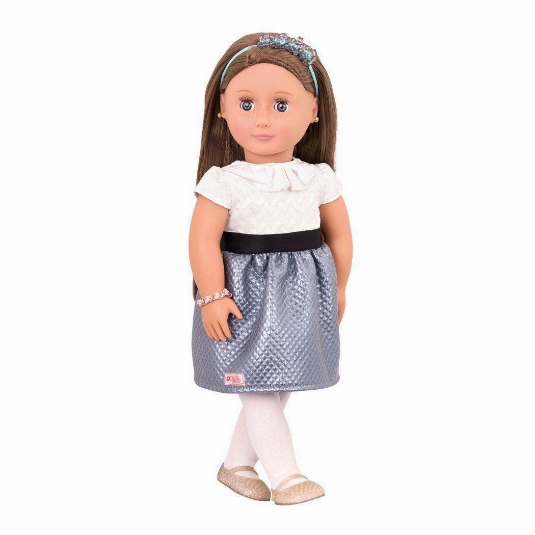 Office Accent Our Generation BD31166 Aliane Doll 18-inch - True Gem