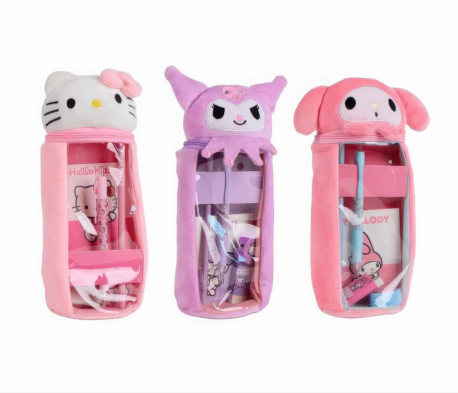Ghoulish Party Hello Kitty & Friends Plush Pencil Case - Assorted