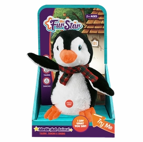 Interactive Penguin Plush Toy, Dancing, Music and Recording Scary Treats Monster Displays