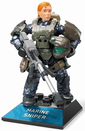 Ship Figure Mega Construx Halo Marine Sniper Minifigure