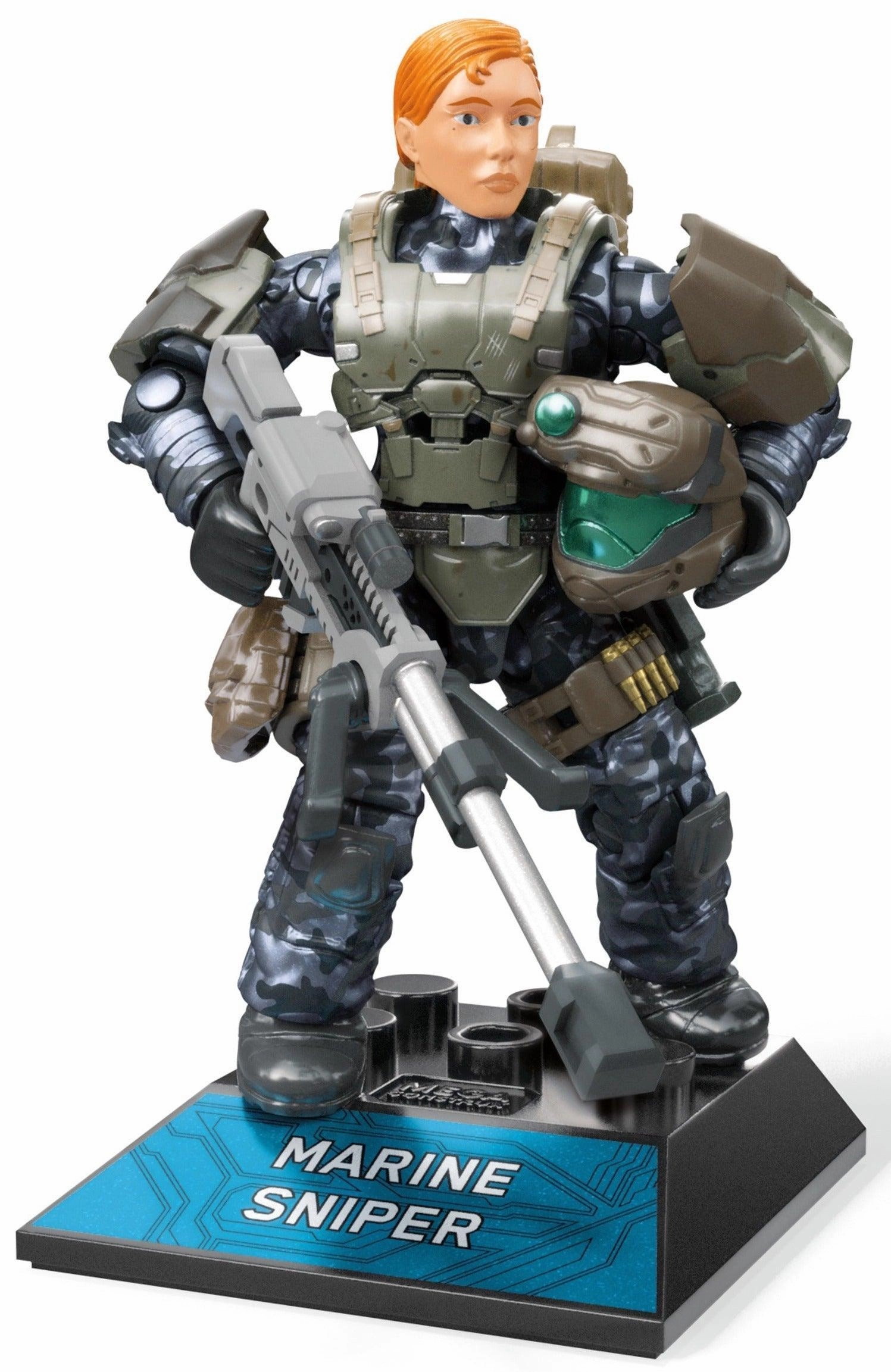 Ship Figure Mega Construx Halo Marine Sniper Minifigure