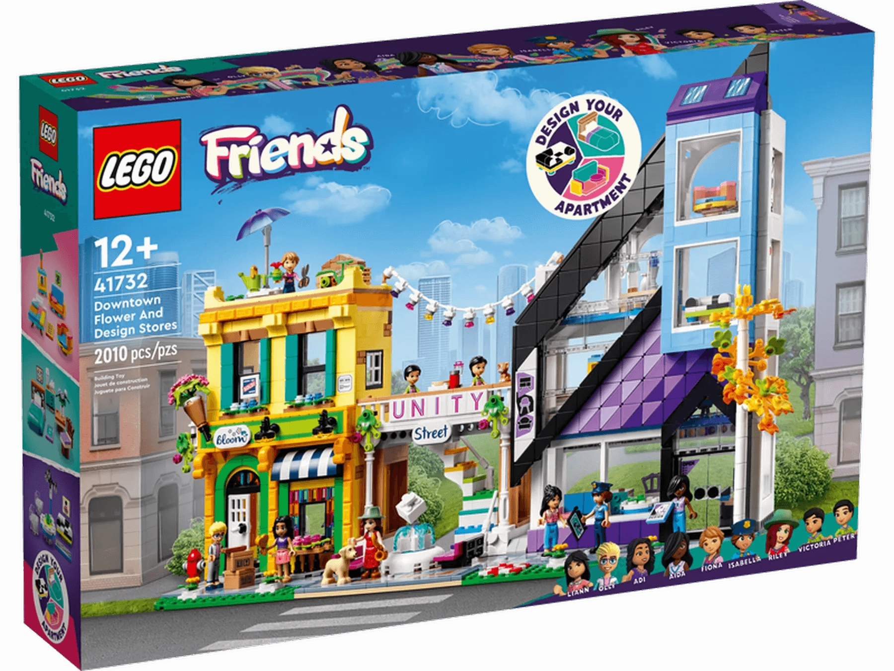 LEGO FRIENDS 41732 Downtown Flower and Design Stores Popular Choice
