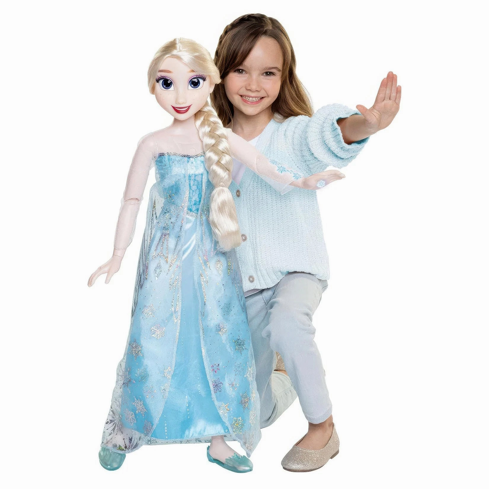 Dragon Statue Disney Frozen My Friend Elsa Doll 80cm
