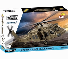 Creepy Ornaments COBI Sikorsky UH-60 Black Hawk Military Helicopter Model Kit