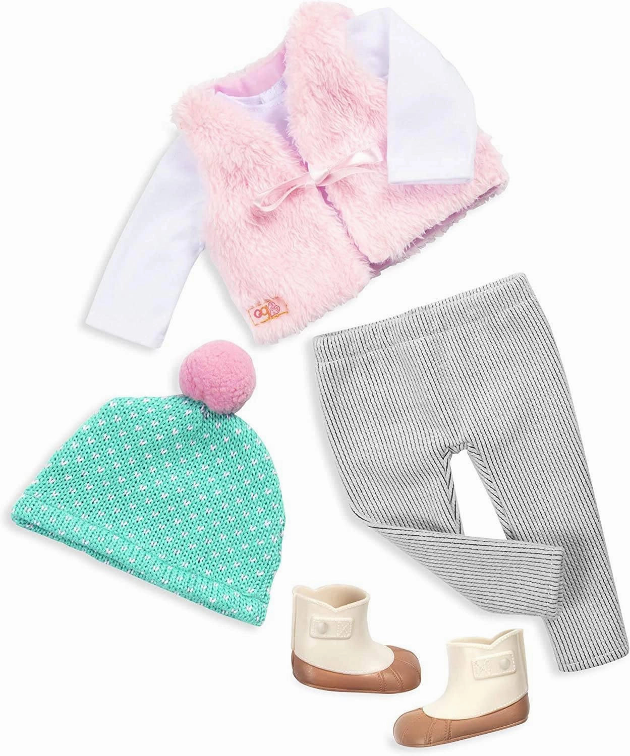 Press Worthy Augmented reality Our Generation Classic Clothing - Vest and Hat Outfit