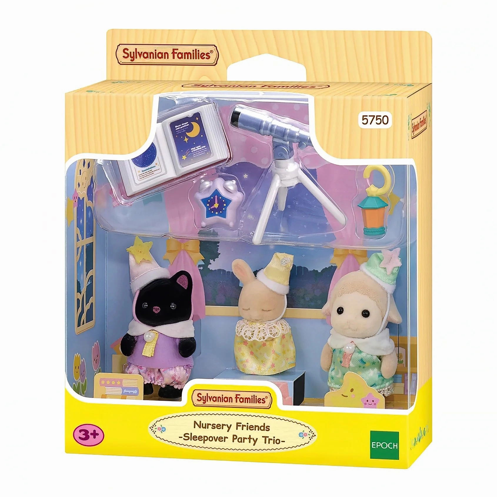 Future Antique Mainstream Appeal Sylvanian Families Nursery Friends - Sleepover Party Trio Figures