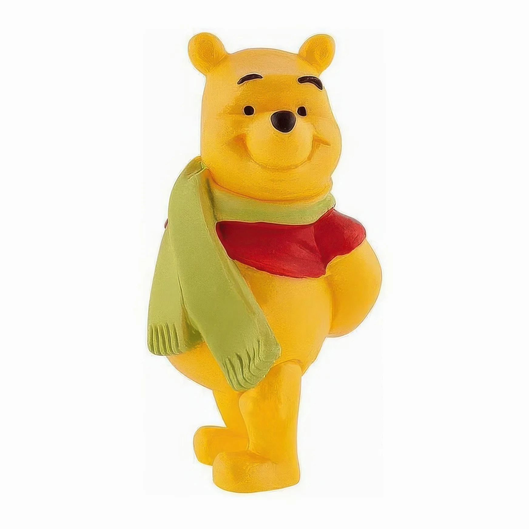 Articulated Joints Limited Statue Bullyland Disney Winnie Pooh with Scarf 12327