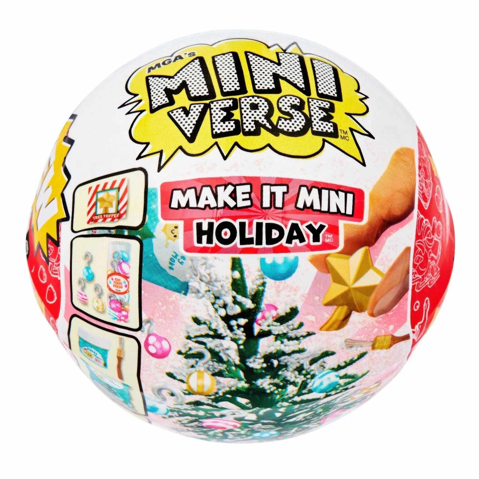 Whimsical Ornaments Enchanting Decorations MGA's Miniverse Make It Mini Holiday Movie Surprise Capsule - Assorted