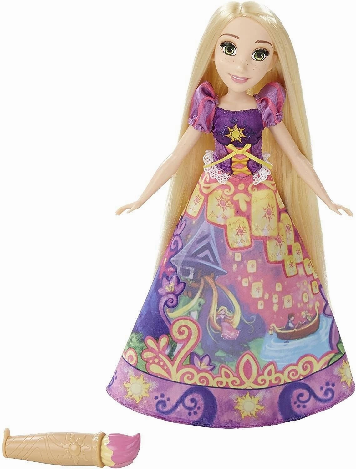 Viral Sensation DISNEY PRINCESS Rapunzel's Magical Story Skirt Figure