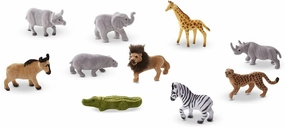 Melissa & Doug 10593 Safari Pals Animal Figurines Set Custom Figure Poseable Collectible