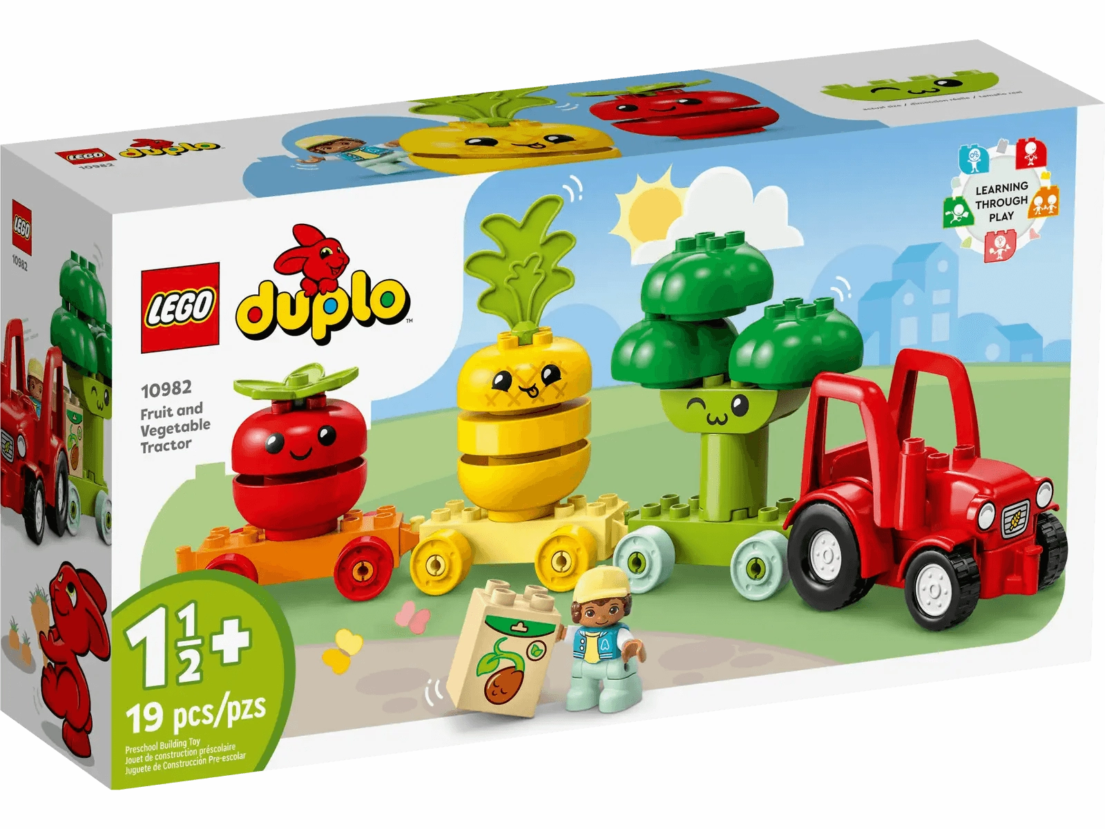 LEGO DUPLO 10982 My First Fruit and Vegetable Tractor Toy Anime Series Display Piece