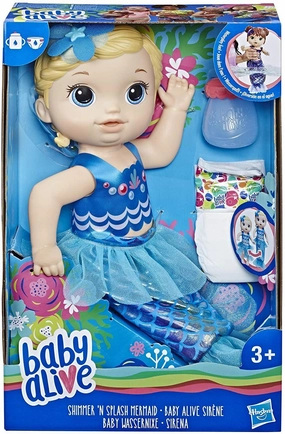 Baby Alive Shimmer ??n Splash Mermaid Blonde Hair Influencer Pick Pop Icon