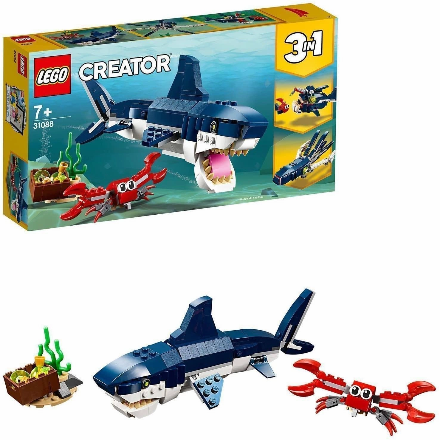 LEGO CREATOR 3in1 31088 Deep Sea Creatures Display Piece