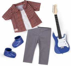 Hidden Gem Our Generation Deluxe Outfit - Boy's Guitar