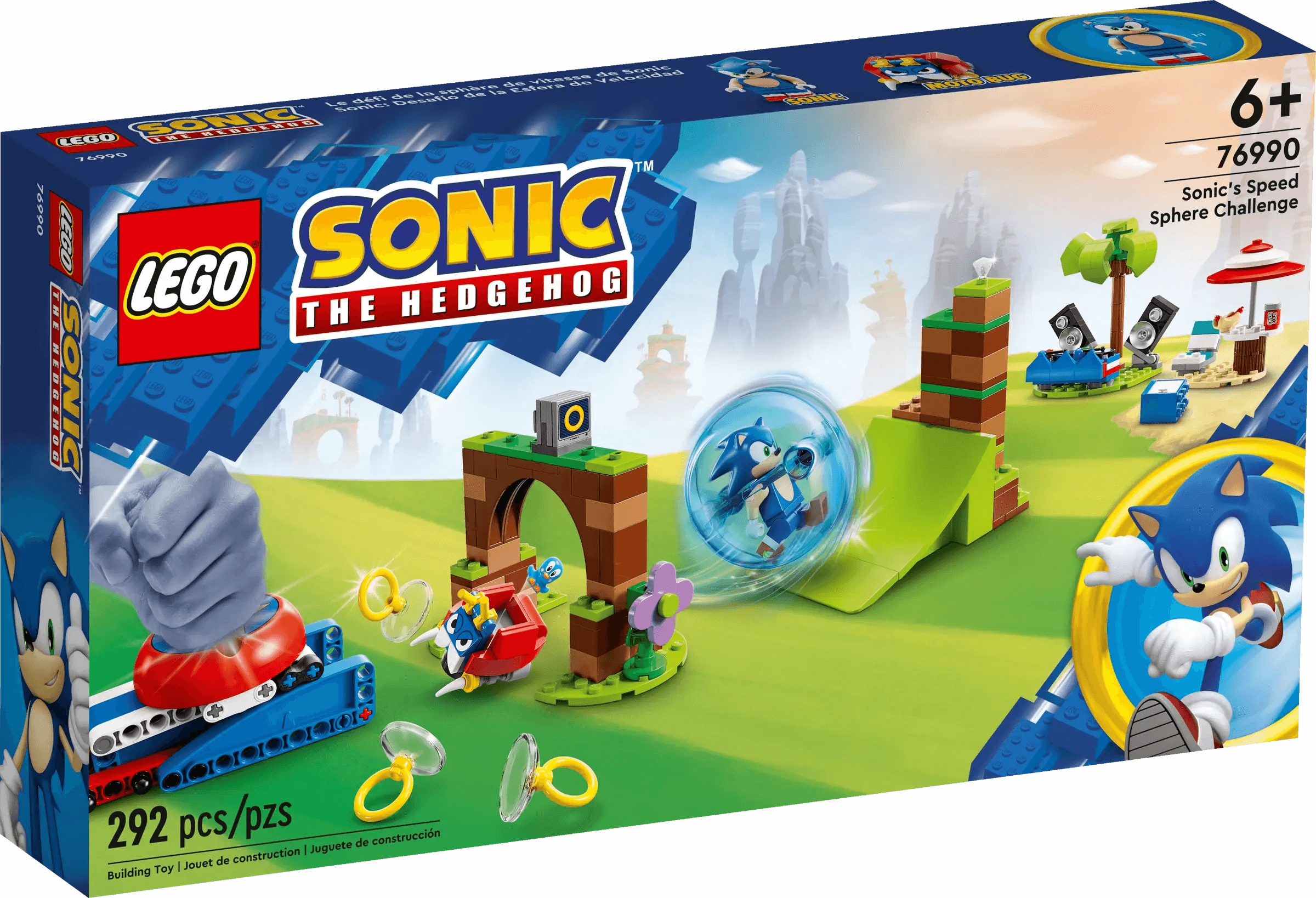 LEGO SONIC THE HEDGEHOG 76990 Sonic's Speed Sphere Challenge Articulated Joint Wildlife Replica