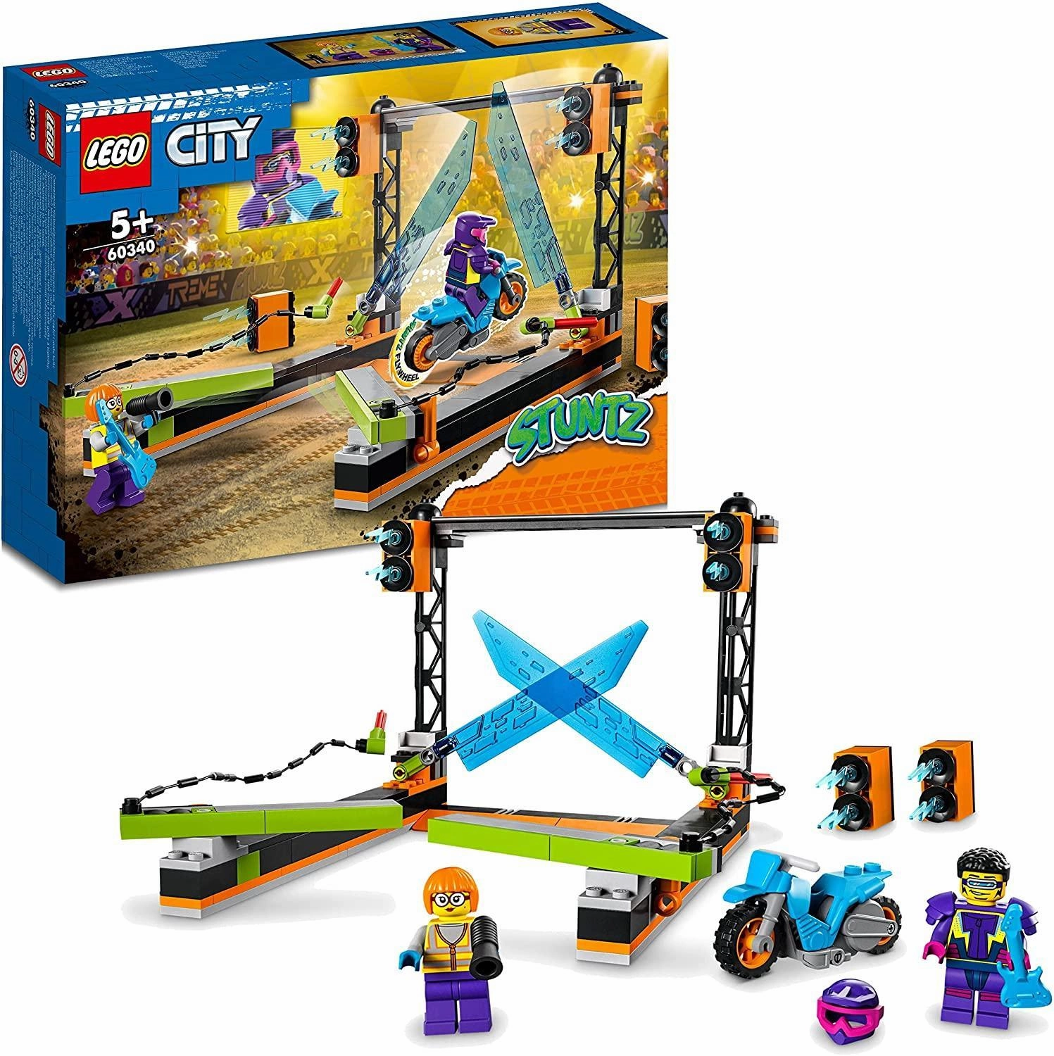 Battle Stance LEGO CITY 60340 Stuntz The Blade Stunt Challenge Bike Set
