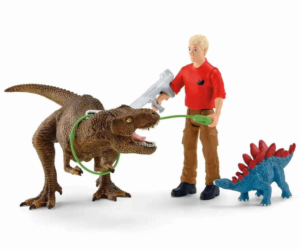 Artisan Partnership Schleich 41465 Tyrannosaurus Rex Attack Dinosaurs