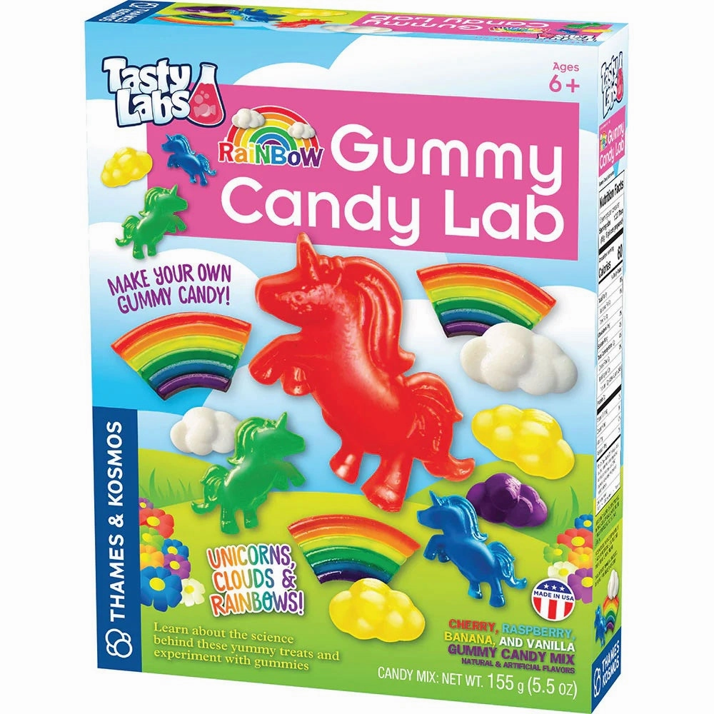 Charming Decorations Rainbow Gummy Candy Lab