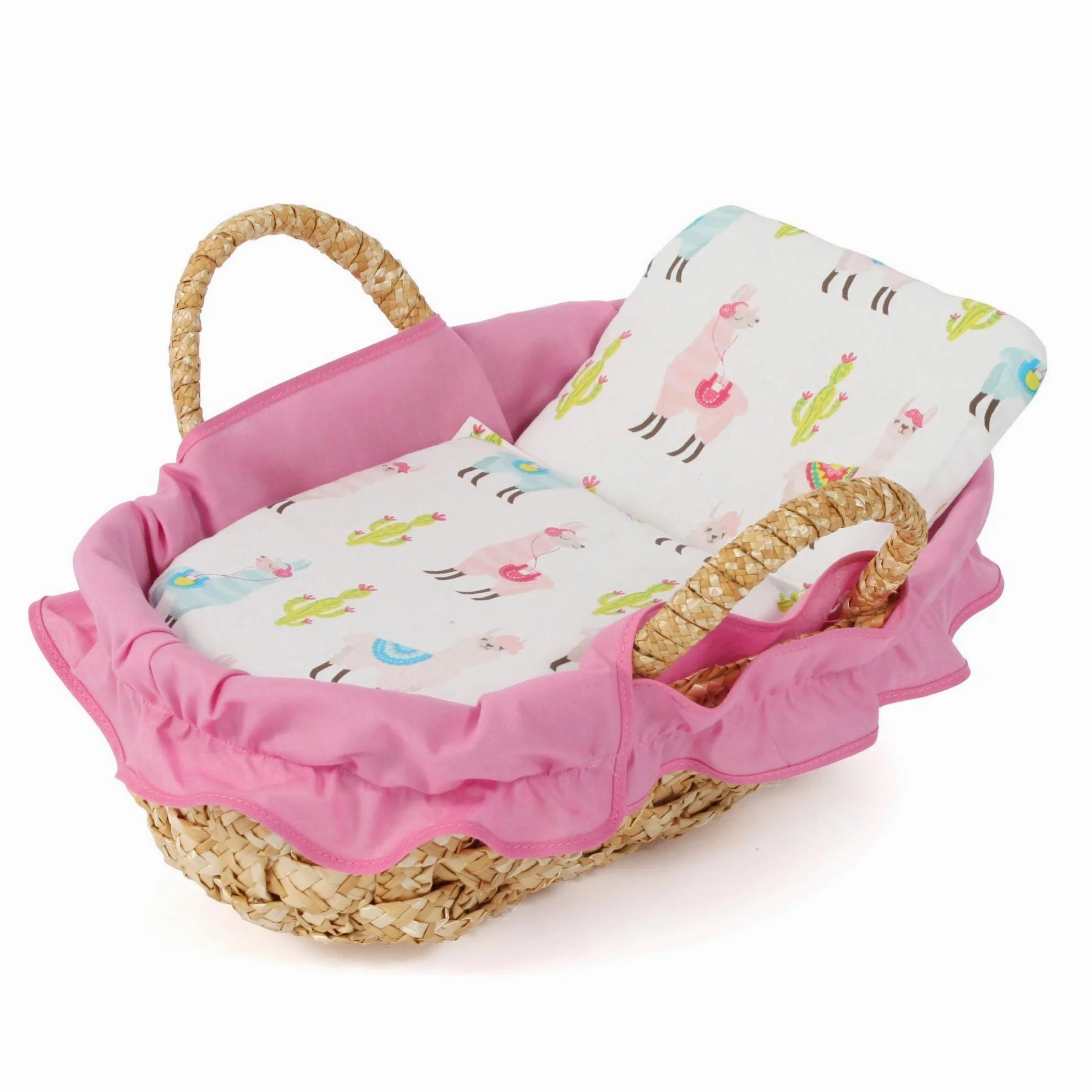 Bayer Chic Wicker Doll Carrier Basket 40 cm Free Shipping Special Color