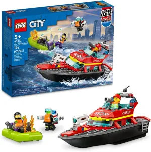 Lego 60373 - City Fire Rescue Boat Child Safe