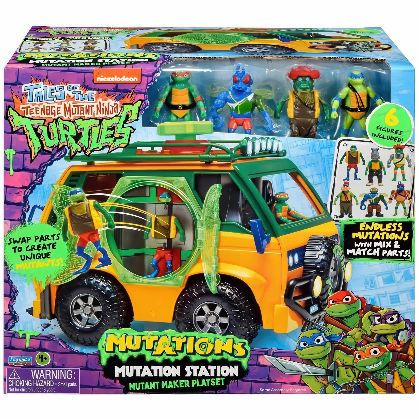 Teenage Mutant Ninja Turtles Mutation Station Van Playset Hidden Circle