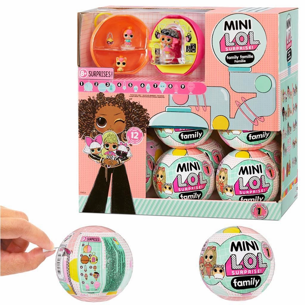 Collectible Model L.O.L. Surprise! Mini Family Playset Collection