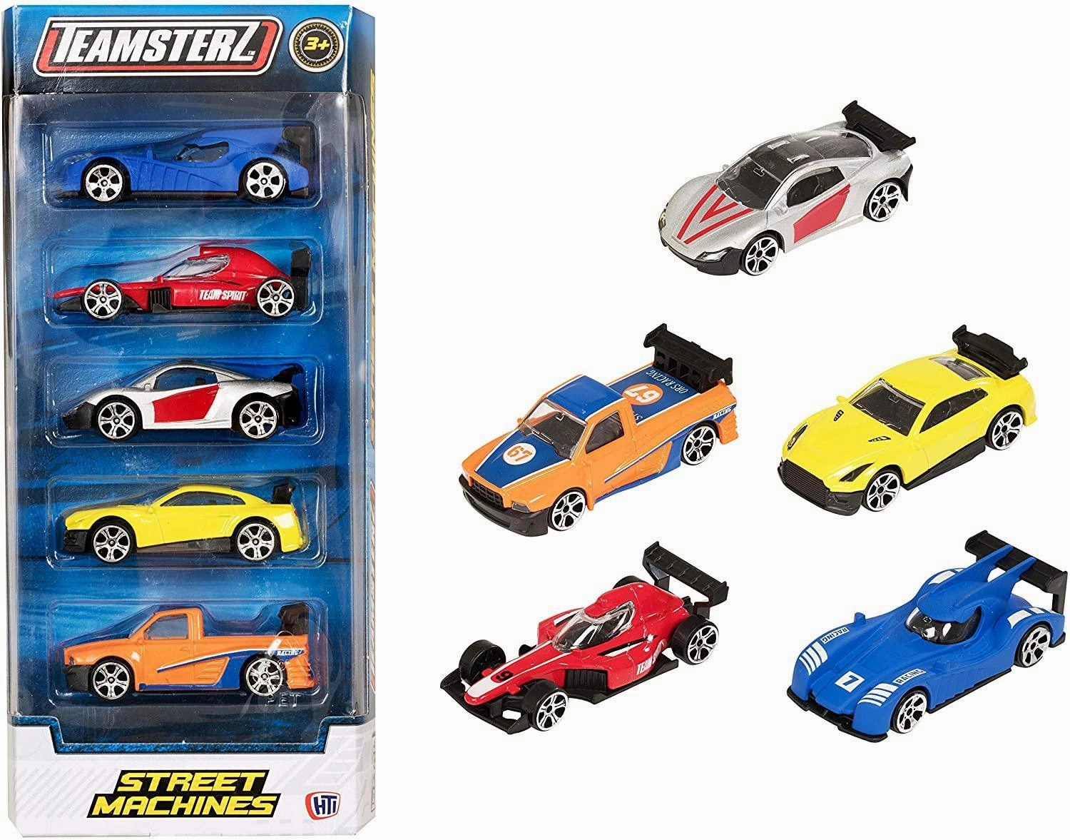 Teamsterz Street Machines Diecast Cars 5-Pack - Assortment Unicorn Model Articulated Model