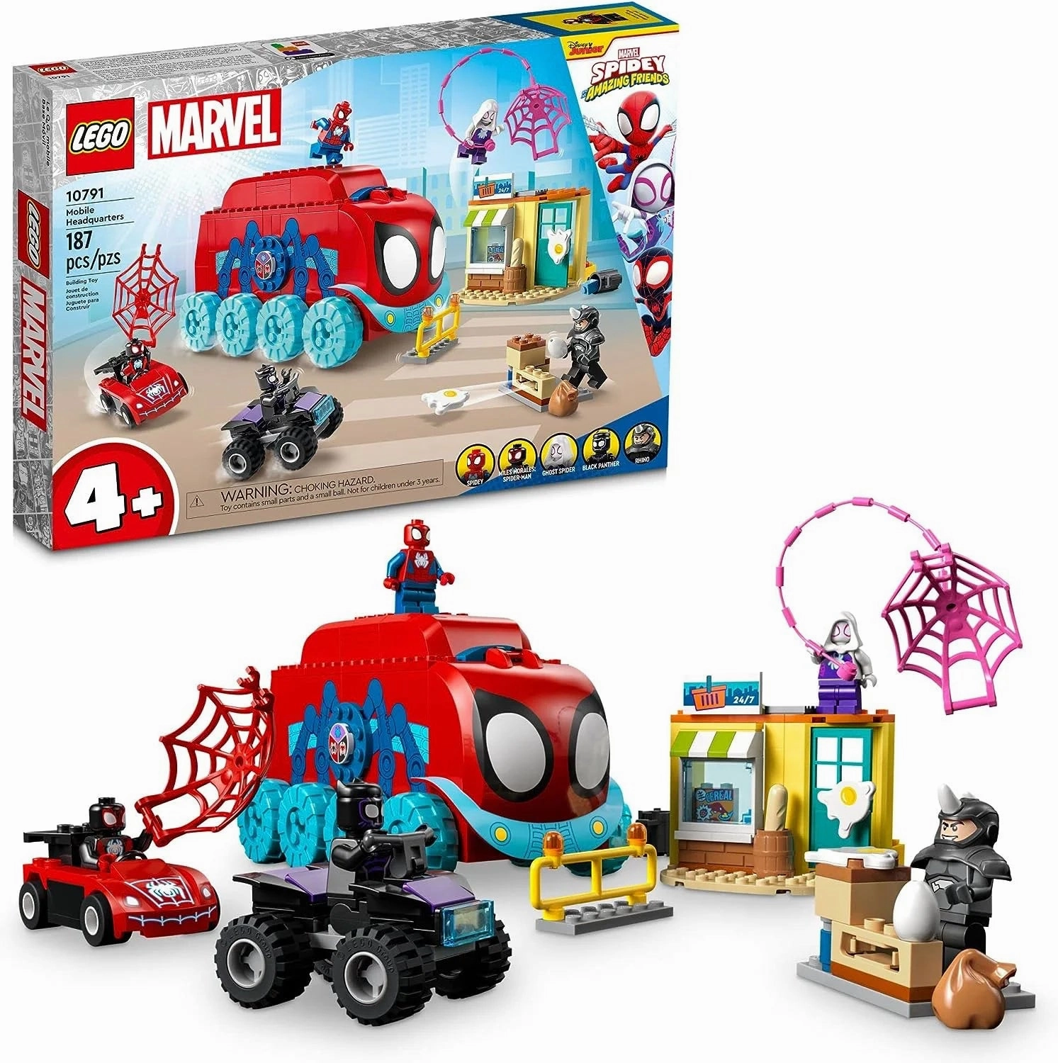 app connected LEGO SPIDER-MAN 10791 Team Spidey's Mobile Headquarters