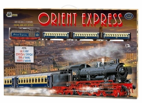 Book Character Miniature Art PEQUETREN 440 Deluxe Orient Express Metallic Train Set