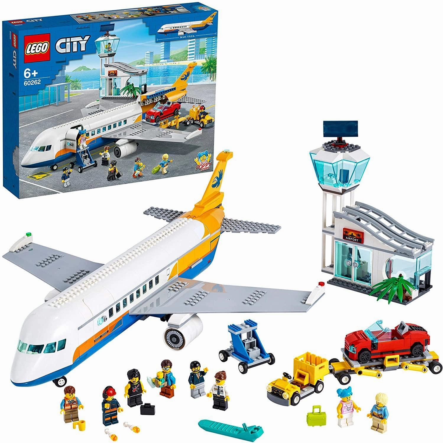 LEGO CITY 60262 Airport Passenger Airplane Playset Handicraft Item