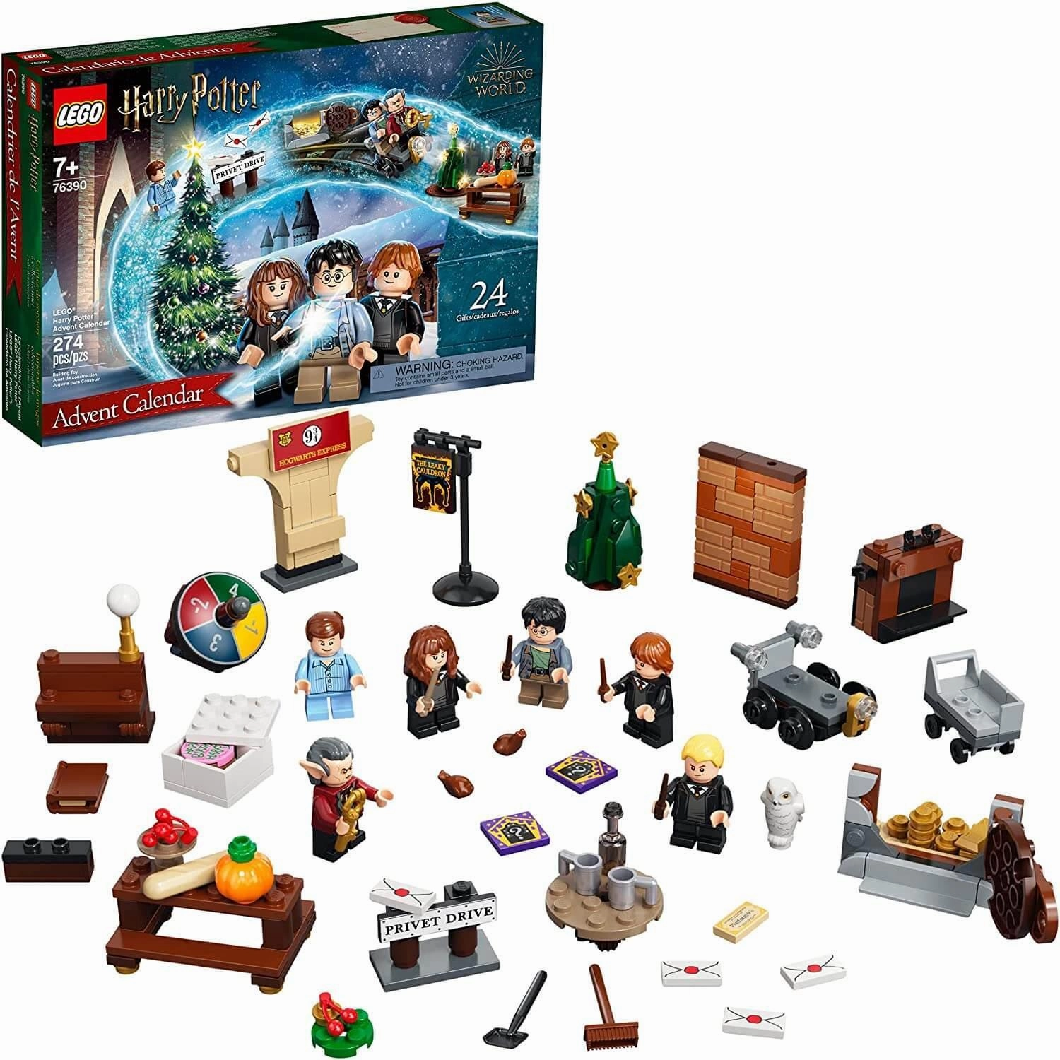 Premium Collectible LEGO HARRY POTTER 76390 Advent Calendar for Kids