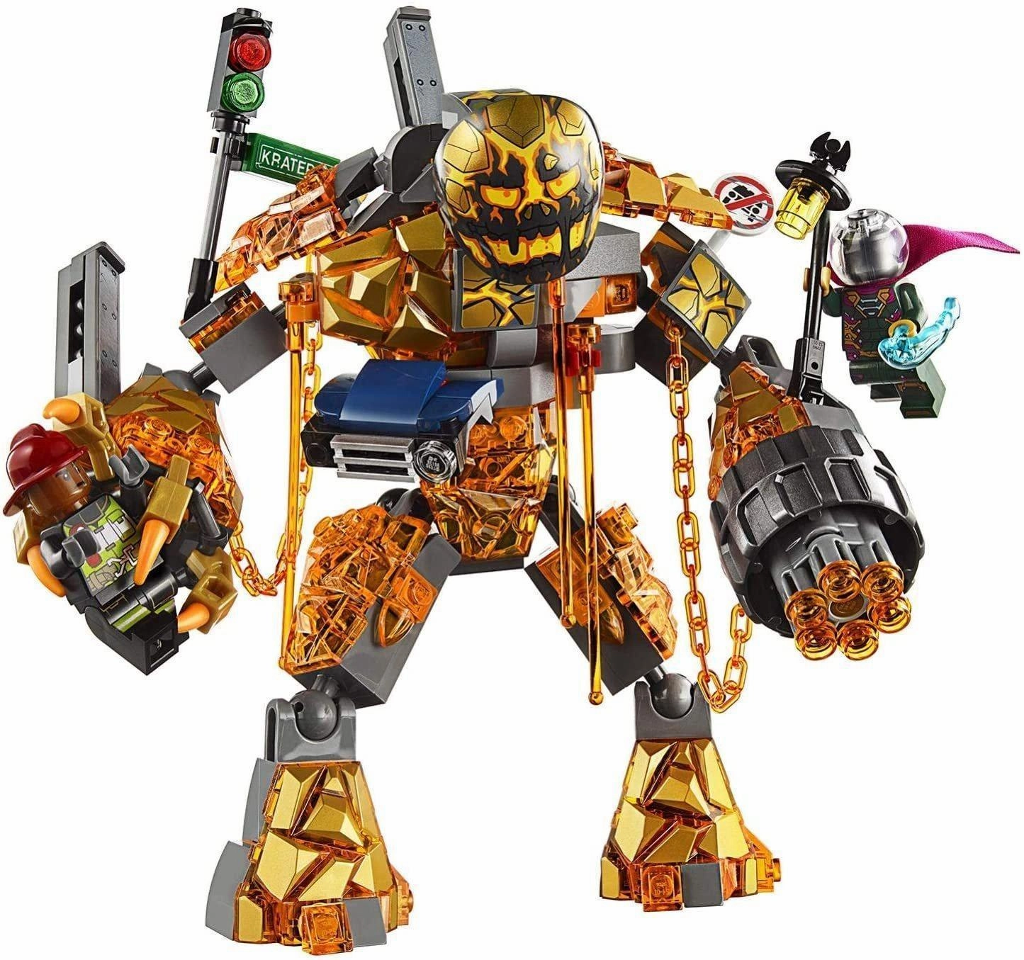 LEGO MARVEL 76128 Spider-Man Molten Man Battle Toy Anime Character