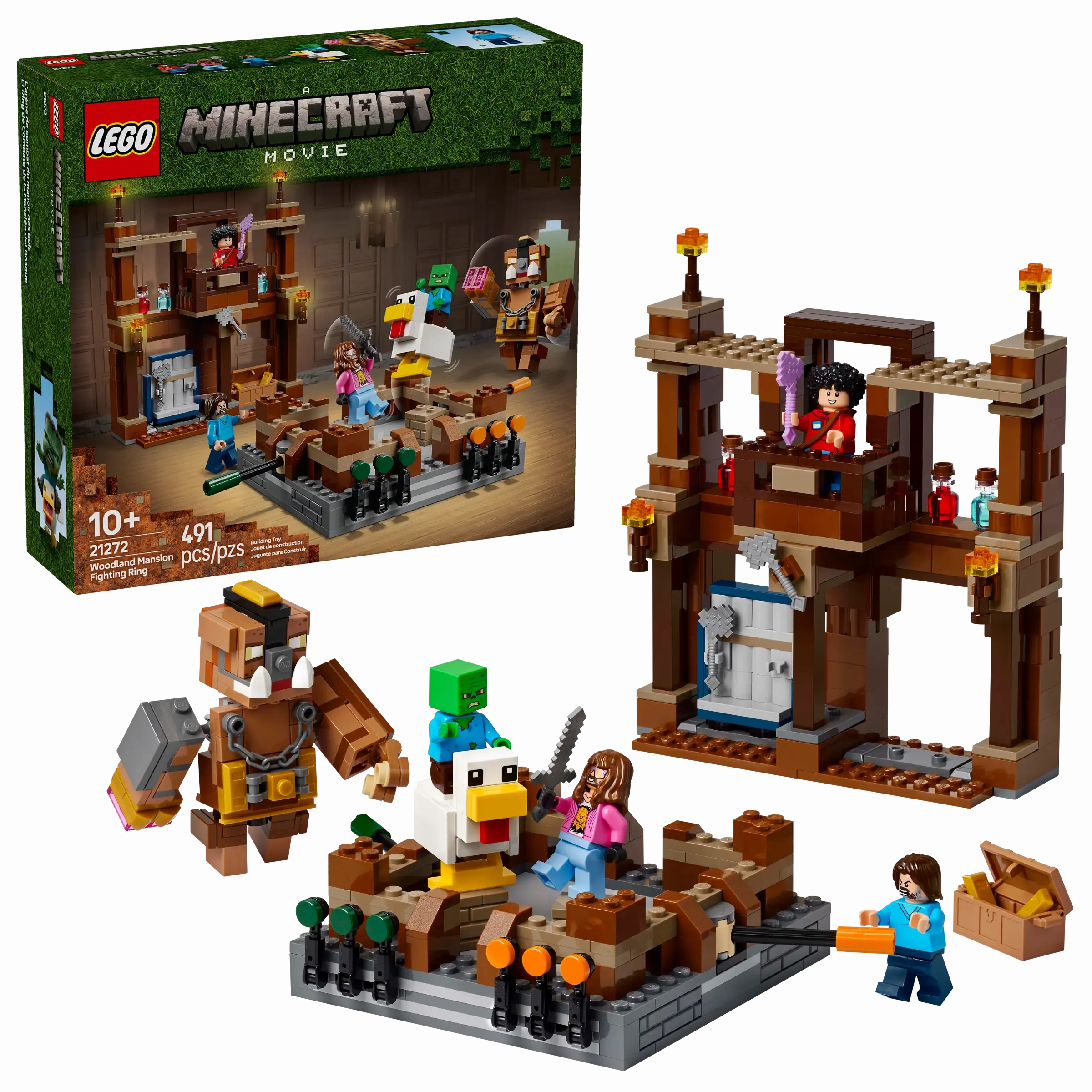 LEGO MINECRAFT 21272 Woodland Mansion Fighting Ring Traditional Craft