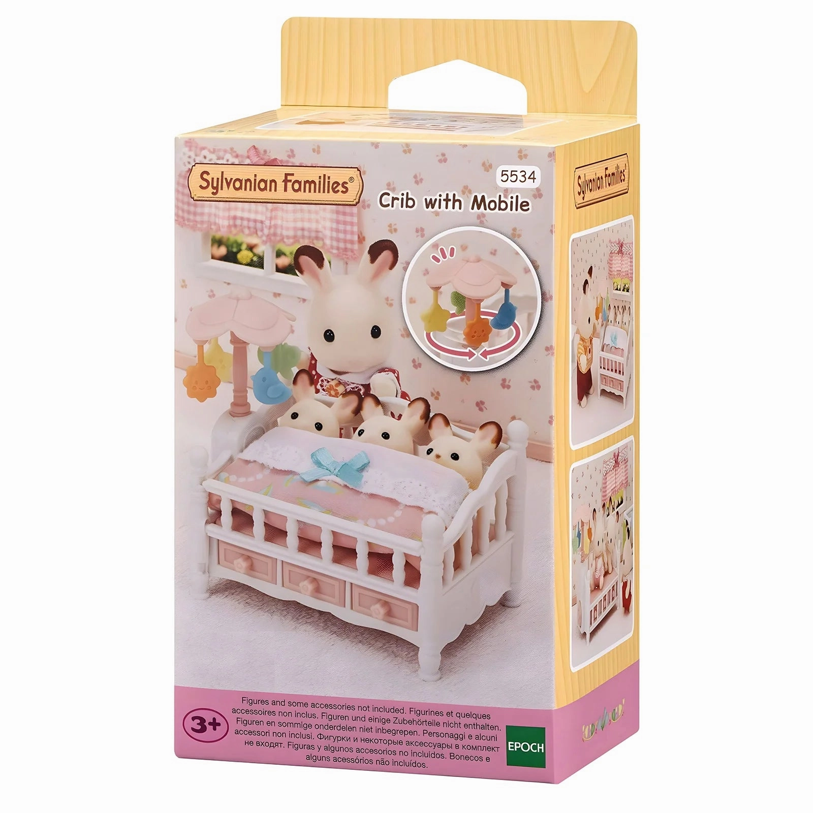 Sylvanian Families Crib with Mobile Model Kit