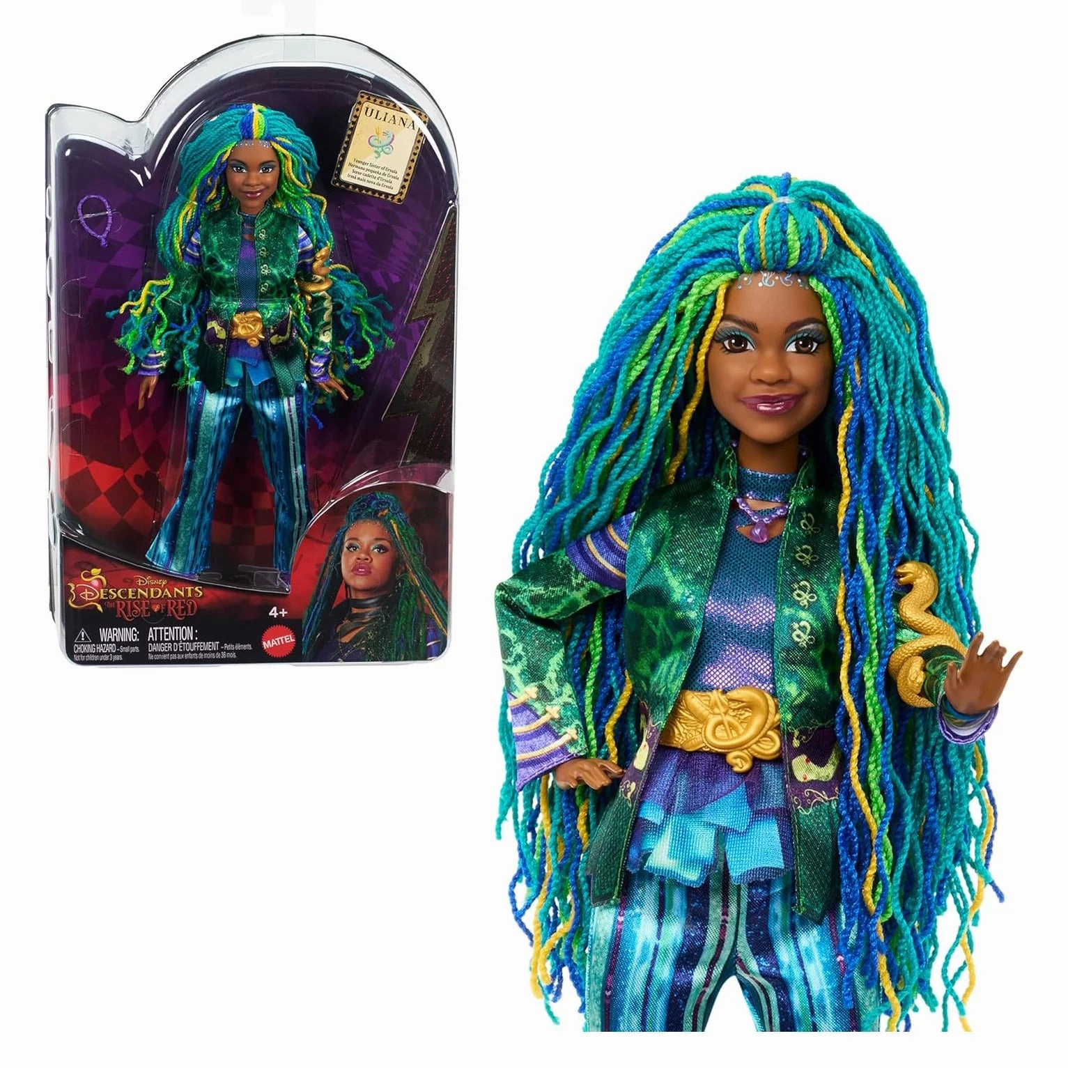 Fantastic Ornaments Spooky Lights Descendants: The Rise of Red Fashion Doll & Accessory - Uliana