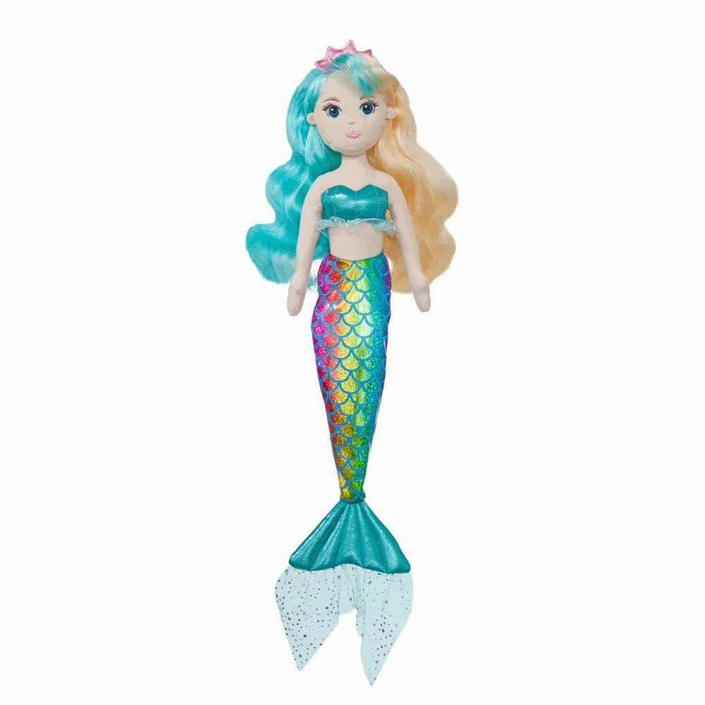 AURORA 61074 Sea Sparkles Mermaid 18-inch Doll - Evie Beginner Friendly Classic Toy