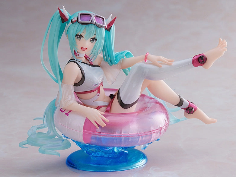 3D printed Resin Statue "Vocaloid Hatsune Miku" Aqua Float Girl Figure