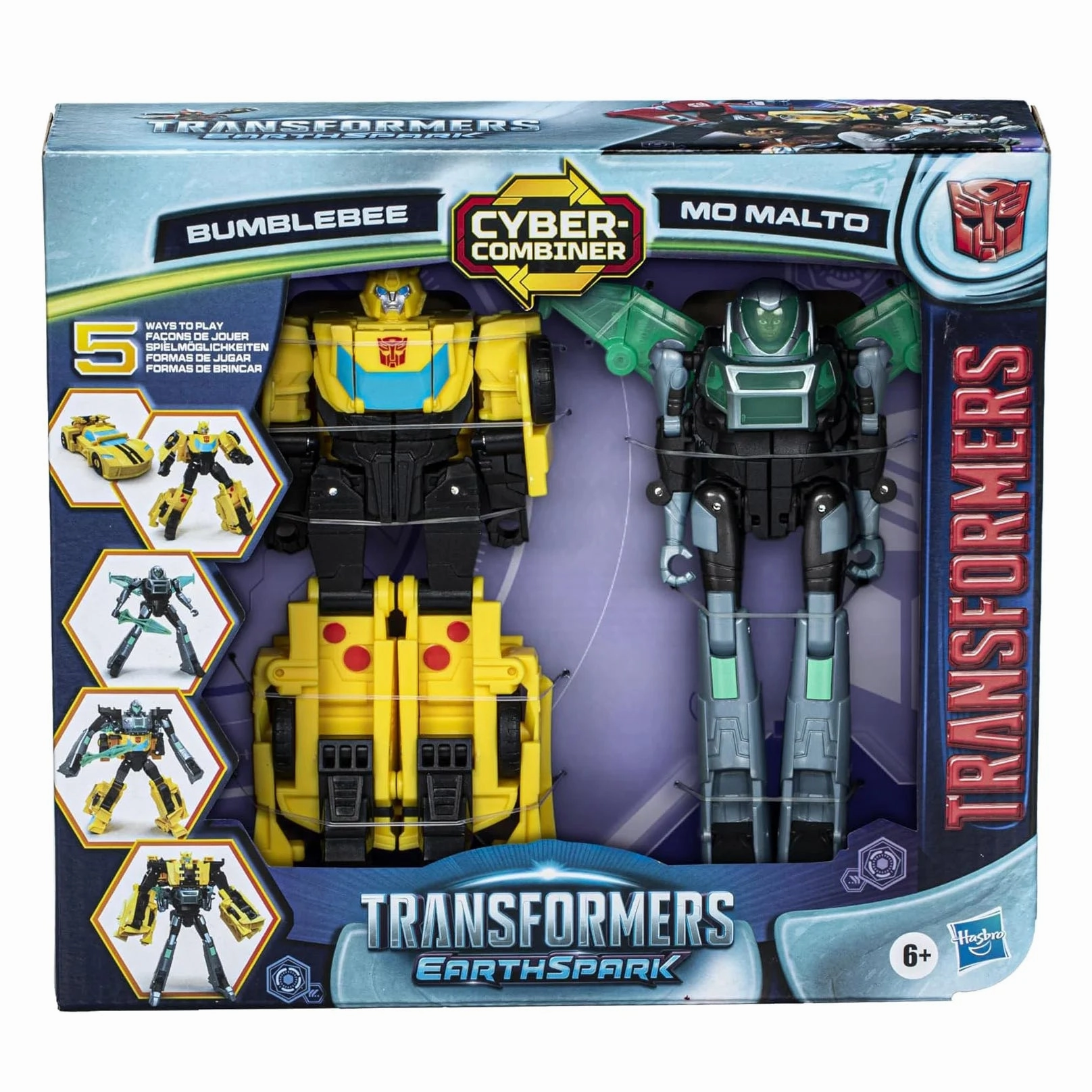 Domestic Pet Indie Game TRANSFORMERS EarthSpark Cyber-Combiner Bumblebee and Mo Malto Robot