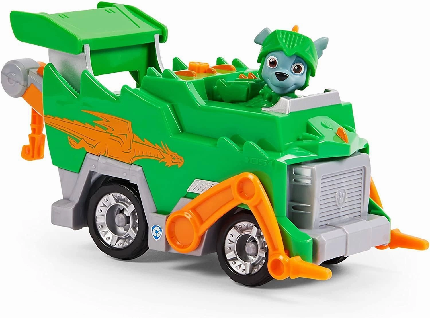 Capable Maker Small Portrait PAW Patrol Rescue Knights Rocky Transforming Car