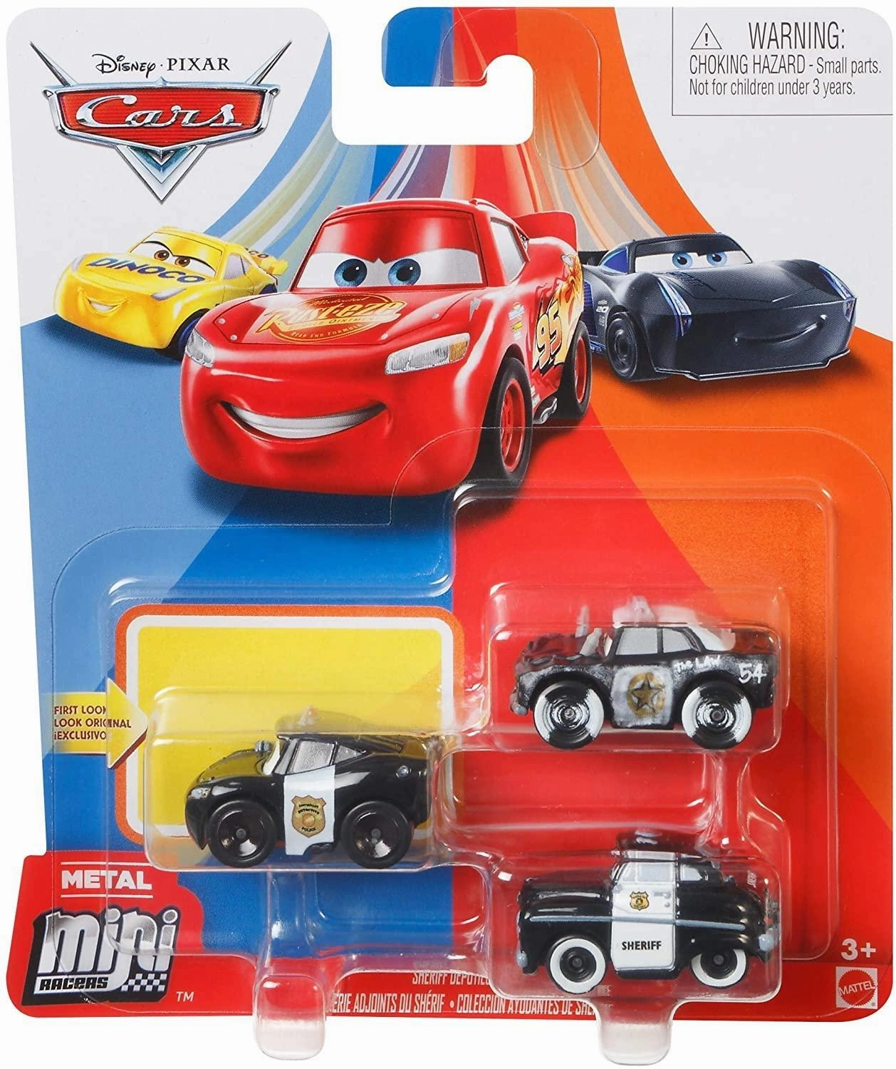 Disney Cars Mini Racers Pack of 3 - Assorted Workstation Decor