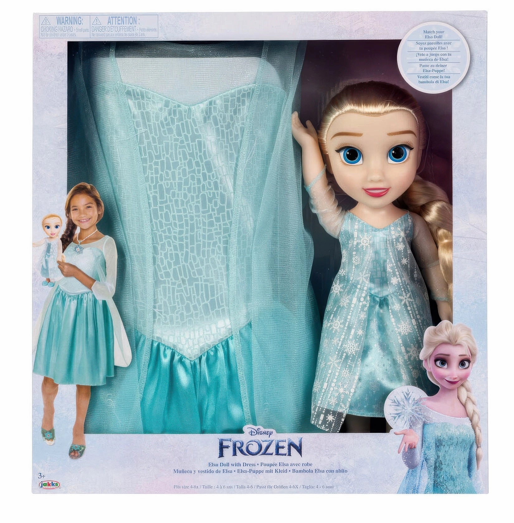 Disney Frozen 2 Elsa Doll with Dress 38 cm Recycled plastic