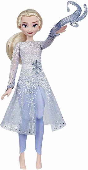Classroom Decor Articulated Statue Disney Frozen 2 Magical Discovery Elsa Doll with Lights and Sounds