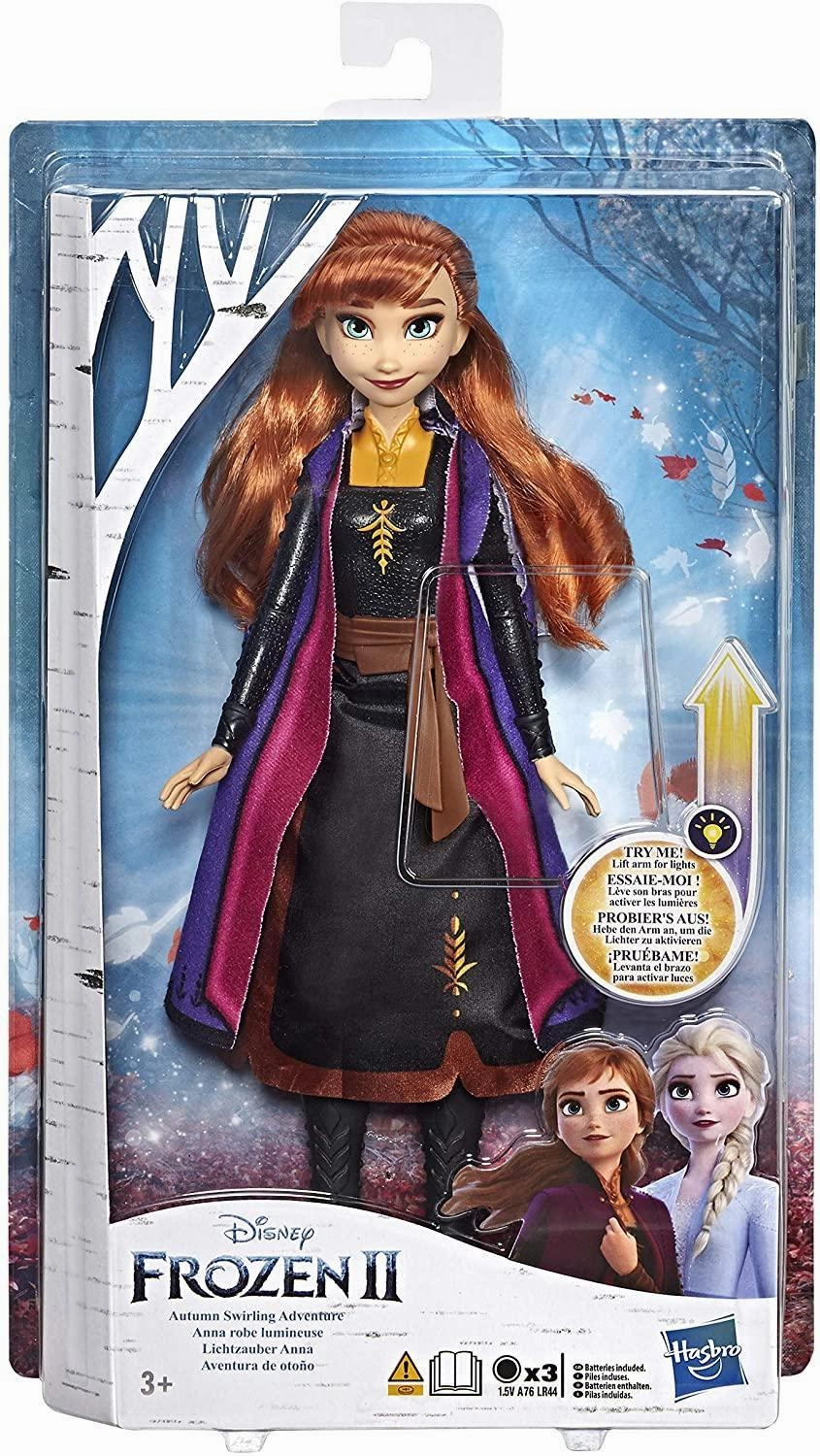 Disney Frozen Anna Autumn Swirling Adventure Fashion Doll That Lights Up Worldwide Fanbase Holiday Catalog